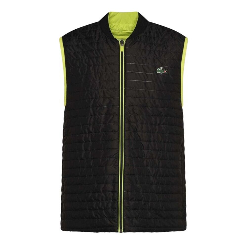 Lacoste Mens Reversible Vest / Black